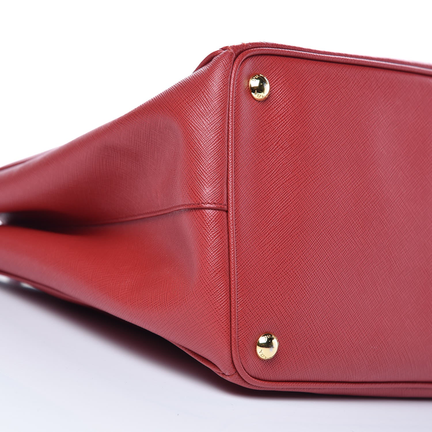Prada Saffiano Lux Large Tote Fuoco 10 of 15