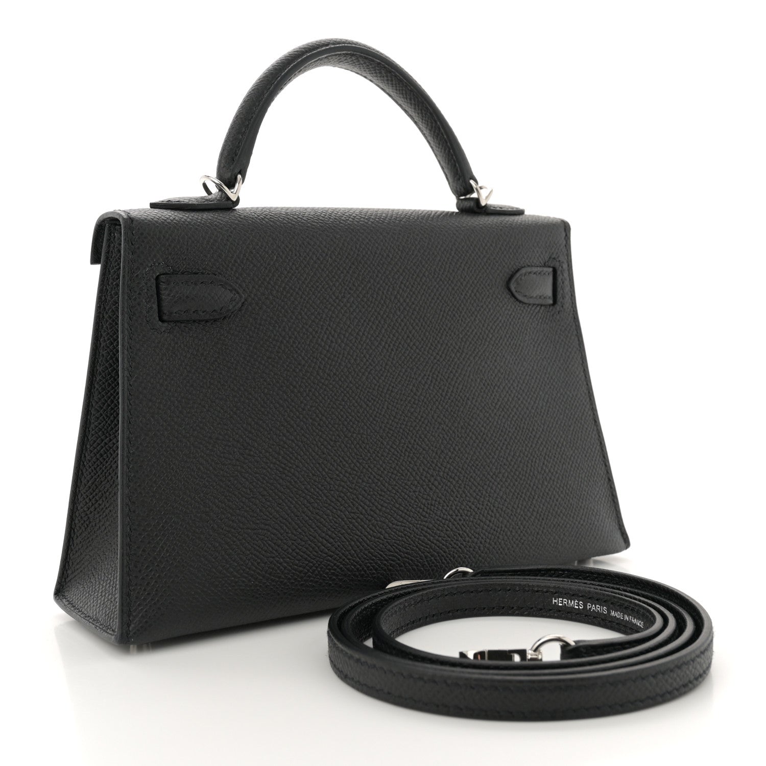 Hermes Epsom Mini Kelly Sellier 20 Black 3 of 11