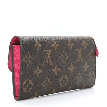 Louis Vuitton Monogram Emilie Wallet Hot Pink 3 of 7