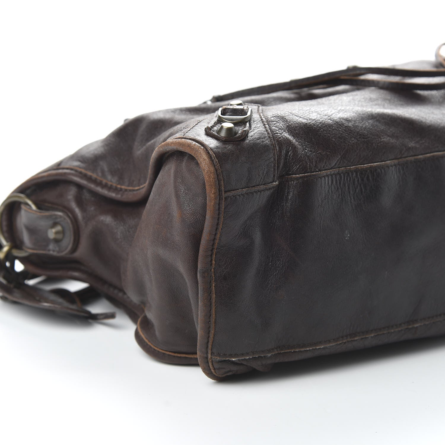 Balenciaga Chevre Classic Hardware City Chocolate 7 of 14