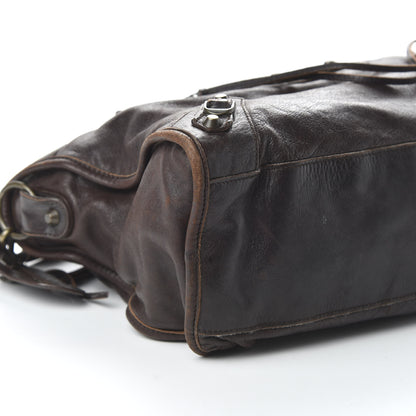 Balenciaga Chevre Classic Hardware City Chocolate 7 of 14