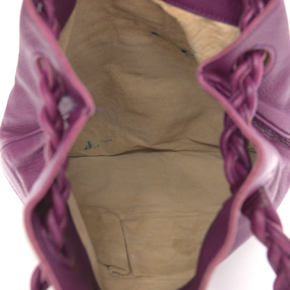 Bottega Veneta Cervo Deerskin Julie Tote Purple 7 of 12