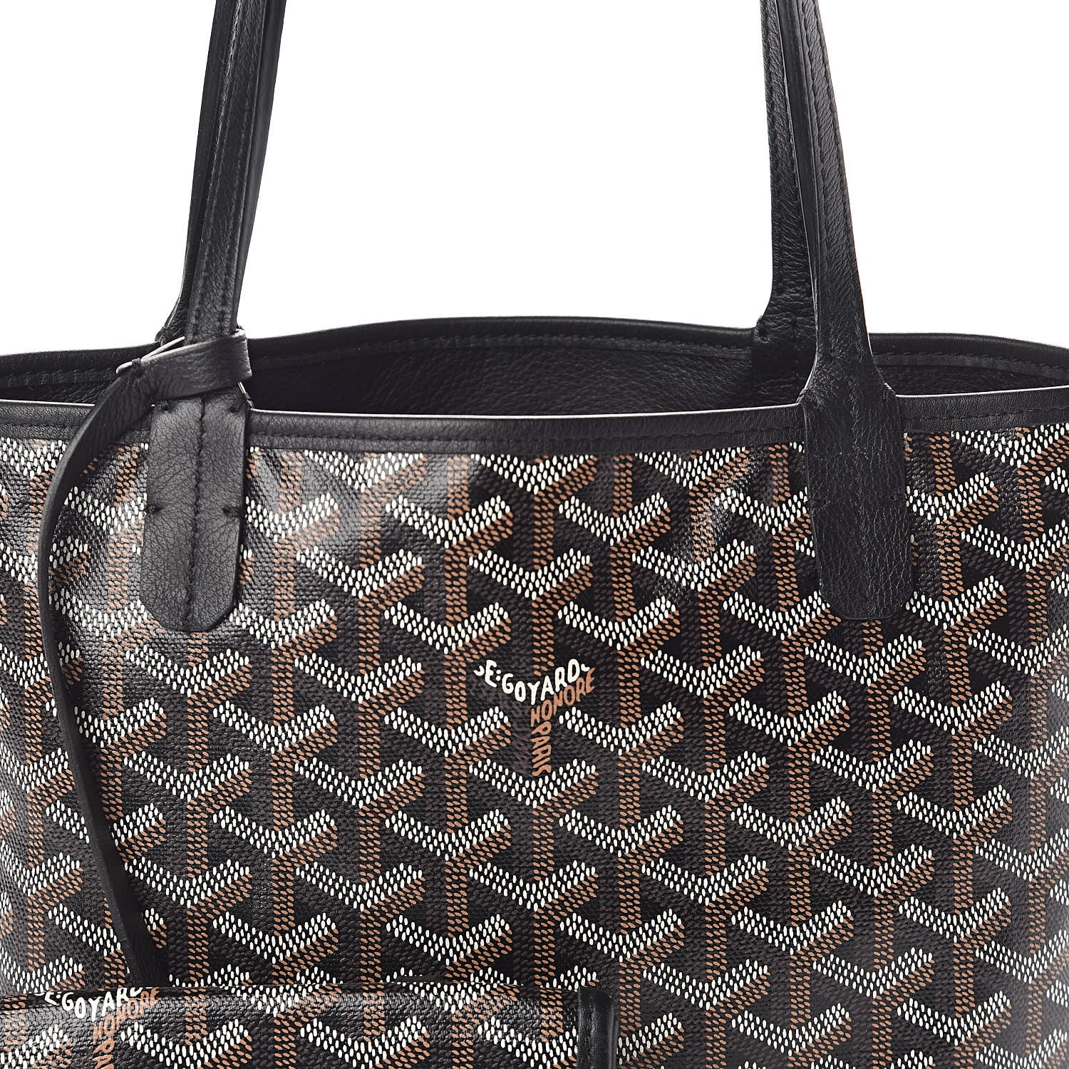 Goyard Goyardine Reversible Mini Anjou Black 8 of 10
