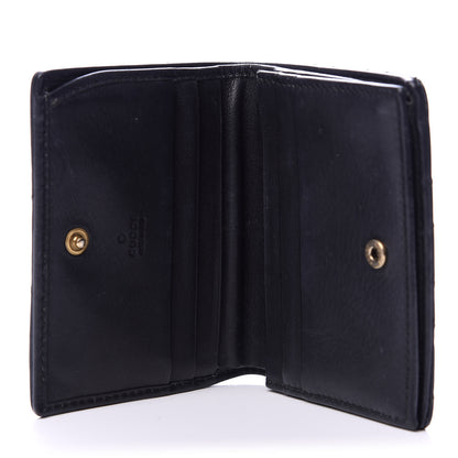 Gucci Calfskin Matelasse GG Marmont Card Case Black 5 of 7