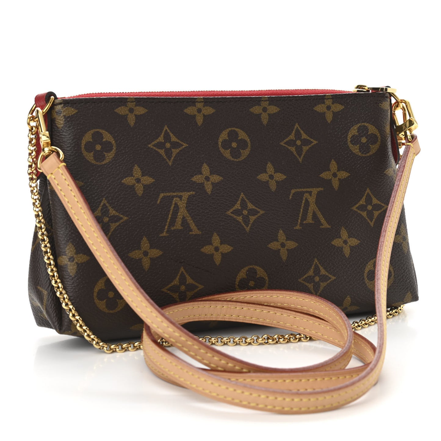 Monogram Pallas Clutch Cherry