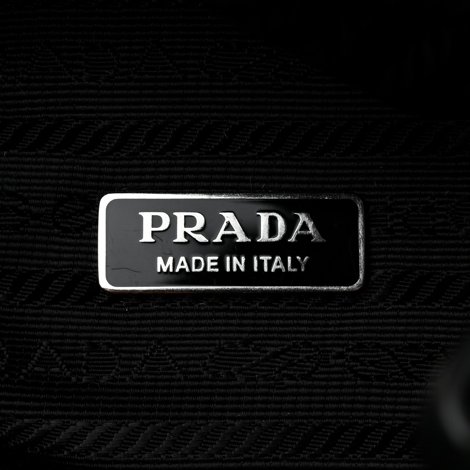 Prada Nappa Padded Signaux Triangle Crossbody Black 6 of 10