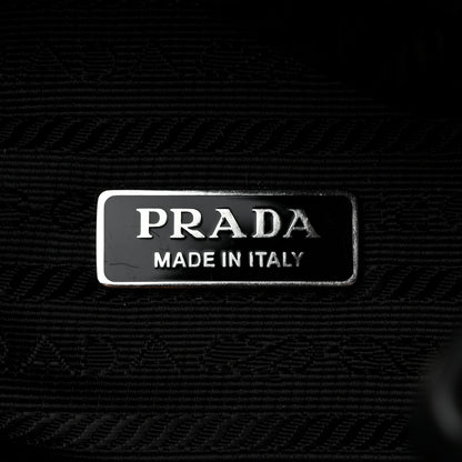 Prada Nappa Padded Signaux Triangle Crossbody Black 6 of 10