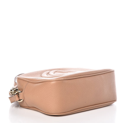 Gucci Pebbled Calfskin Small Soho Disco Bag Rose Beige 4 of 14