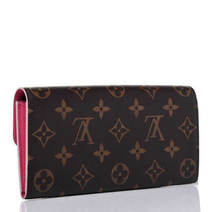Louis Vuitton Monogram Bloom Flower Emilie Wallet 3 of 11
