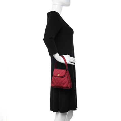 Chanel Satin Quilted Mini Kelly Flap Bag Red 2 of 10