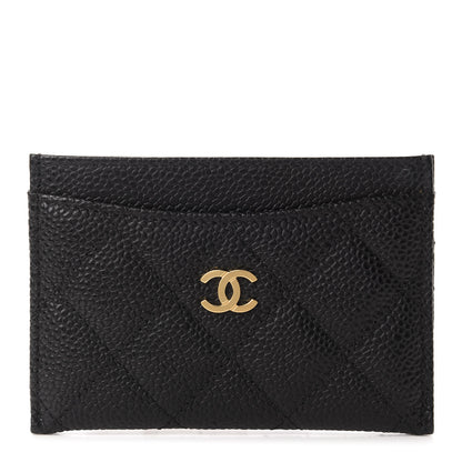 Chanel Caviar Quilted Card Holder Black 1 of 9
