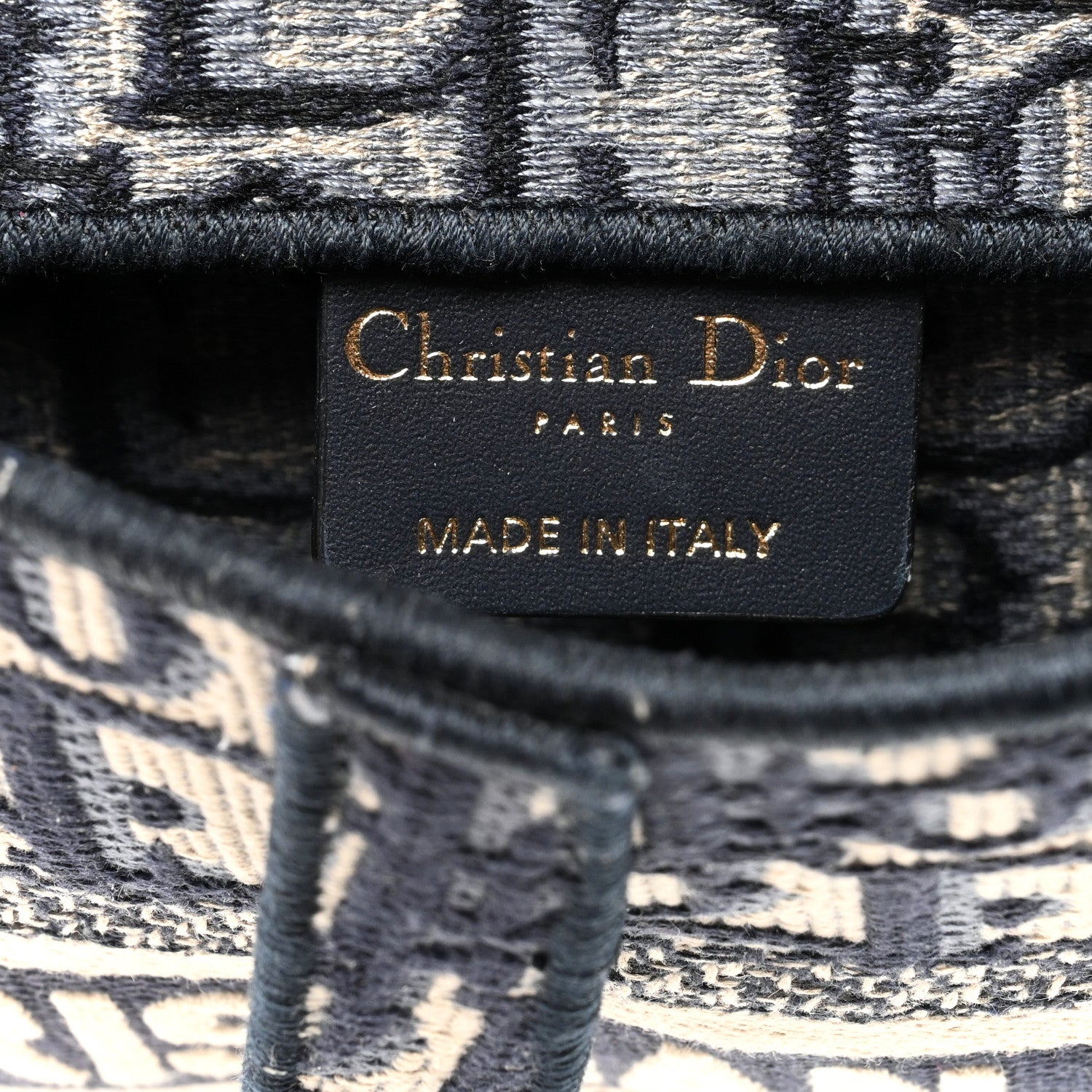 Christian Dior Oblique Slim Saddle Pouch Blue 6 of 12
