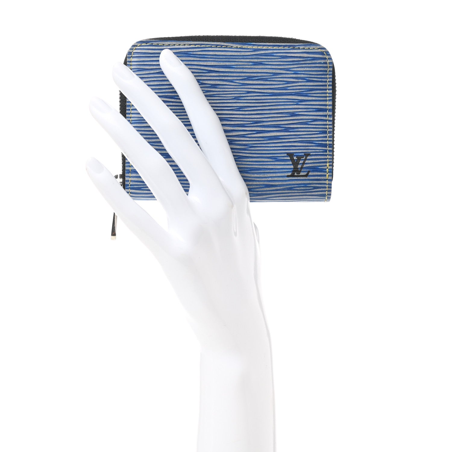 Louis Vuitton Epi Zippy Coin Purse Denim Light 2 of 6