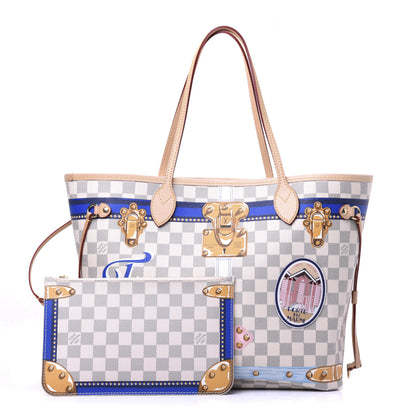 Louis Vuitton Damier Azur Summer Trunks Forte Dei Marmi Neo Neverfull MM 1 of 18