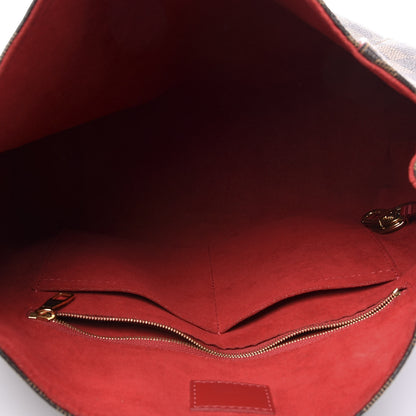 Louis Vuitton Damier Ebene Caissa Hobo Cherry 4 of 11