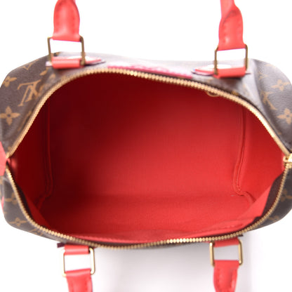 Louis Vuitton Monogram Totem Speedy 30 Flamingo 5 of 11