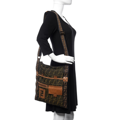 Fendi Zucca Shoulder Bag Tobacco 2 of 15