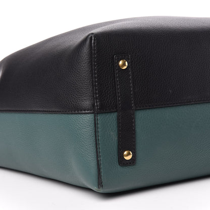 Burberry Soft Grain Calfskin Large Belt Bag Black Sea Green 5 of 10