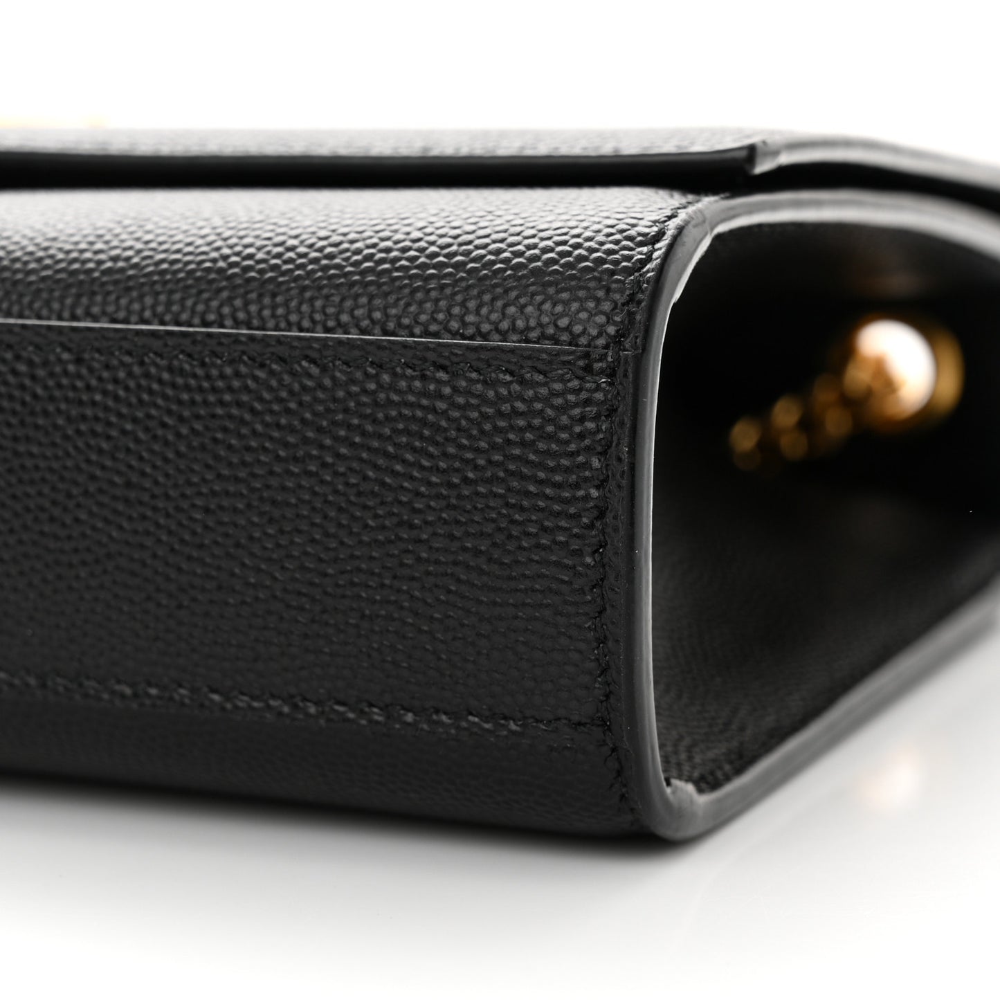 Grain De Poudre Medium Classic Monogram Kate Satchel Black