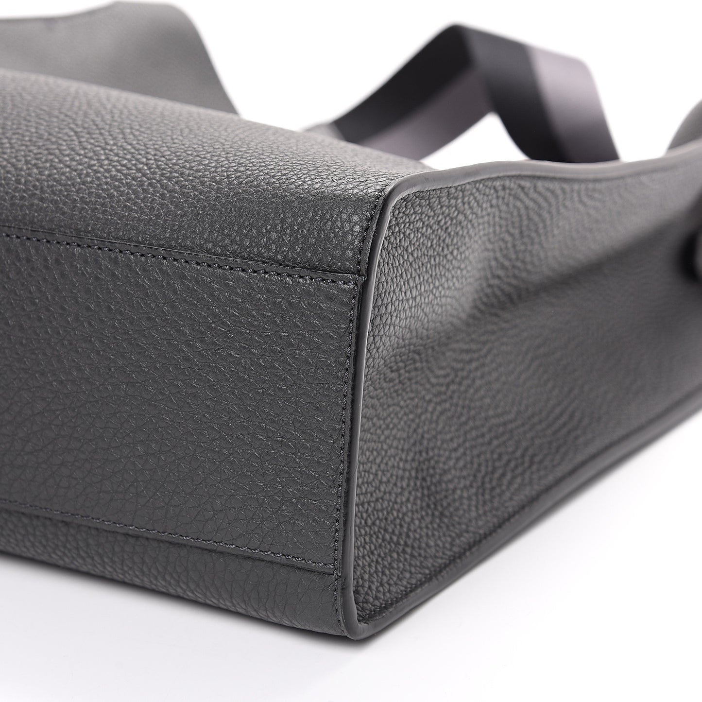 Cuoio Romano Glazed Fabric FF 1974 Peekaboo X-Lite Fit Asfalto Mou Black