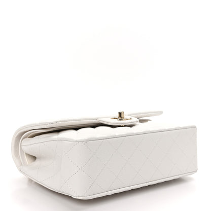 Chanel Caviar Quilted Small Double Flap White 4 of 10
