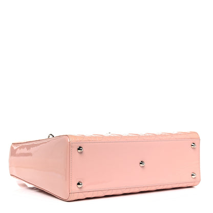 Christian Dior Patent Cannage Large Lady Dior Light Pink 4 of 13