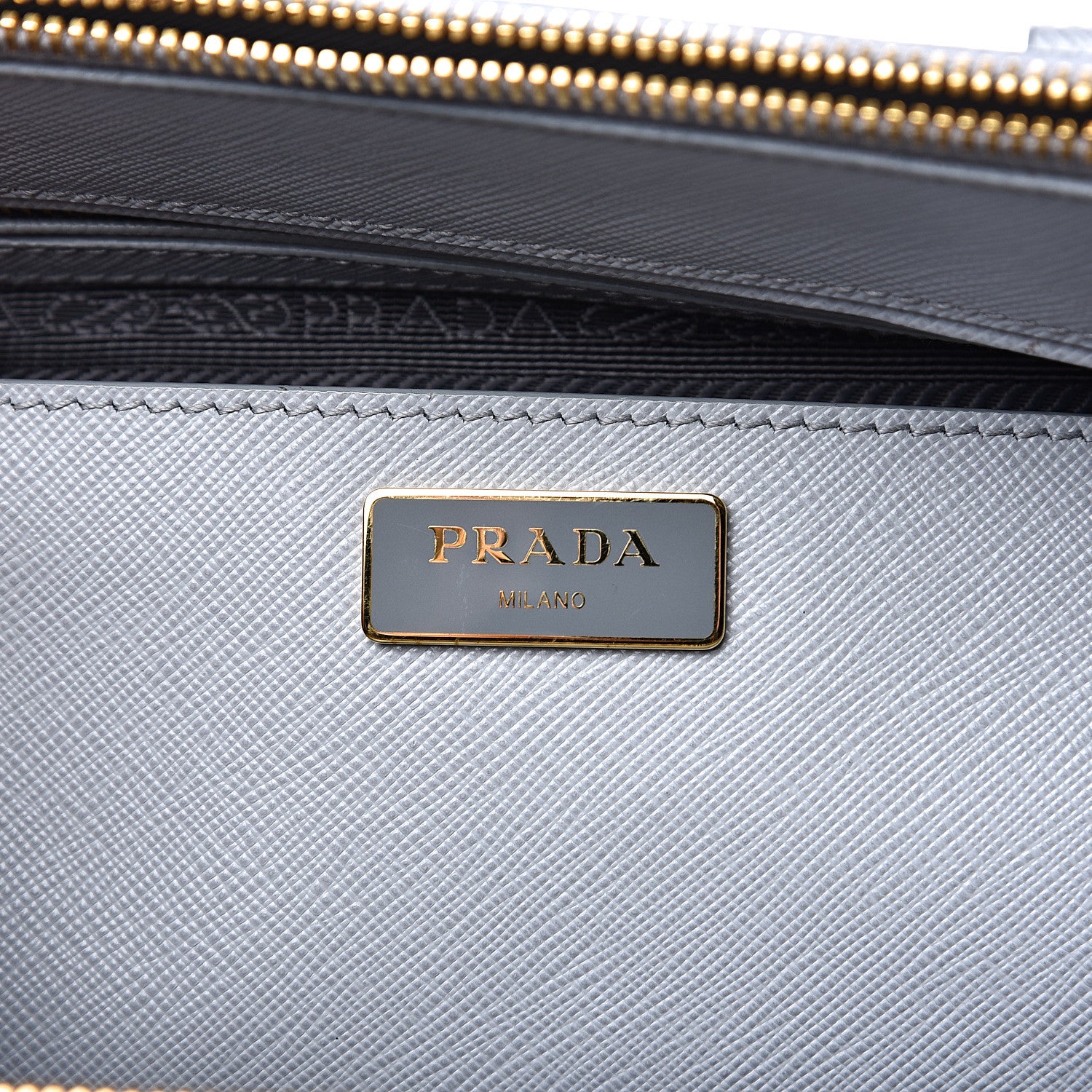 Prada Saffiano Medium Galleria Double Zip Tote Granito 5 of 14