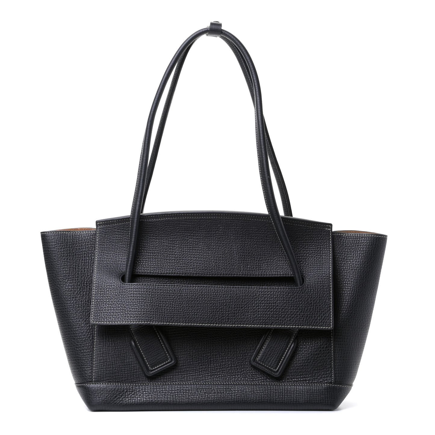 Grainy Calfskin Small Arco Black