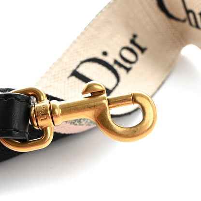 Christian Dior Canvas Embroidered Shoulder Strap Rose Multicolor 5 of 6