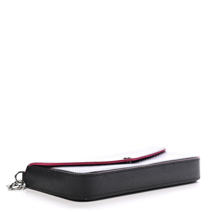 Louis Vuitton Epi Pochette Felicie Black Hot Pink 4 of 9