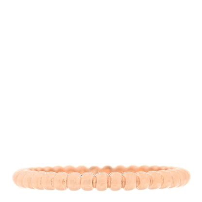 Van Cleef & Arpels 18K Rose Gold Small Perlee Ring 52 6 3 of 4