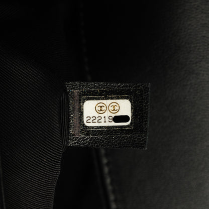 Chanel Lambskin Quilted Medium Boy Flap Black 7 of 8