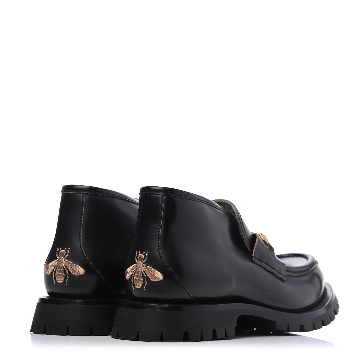 Gucci Cordovan Lux Mens Harald Horsebit Ankle Boots 8.5 Black 4 of 12