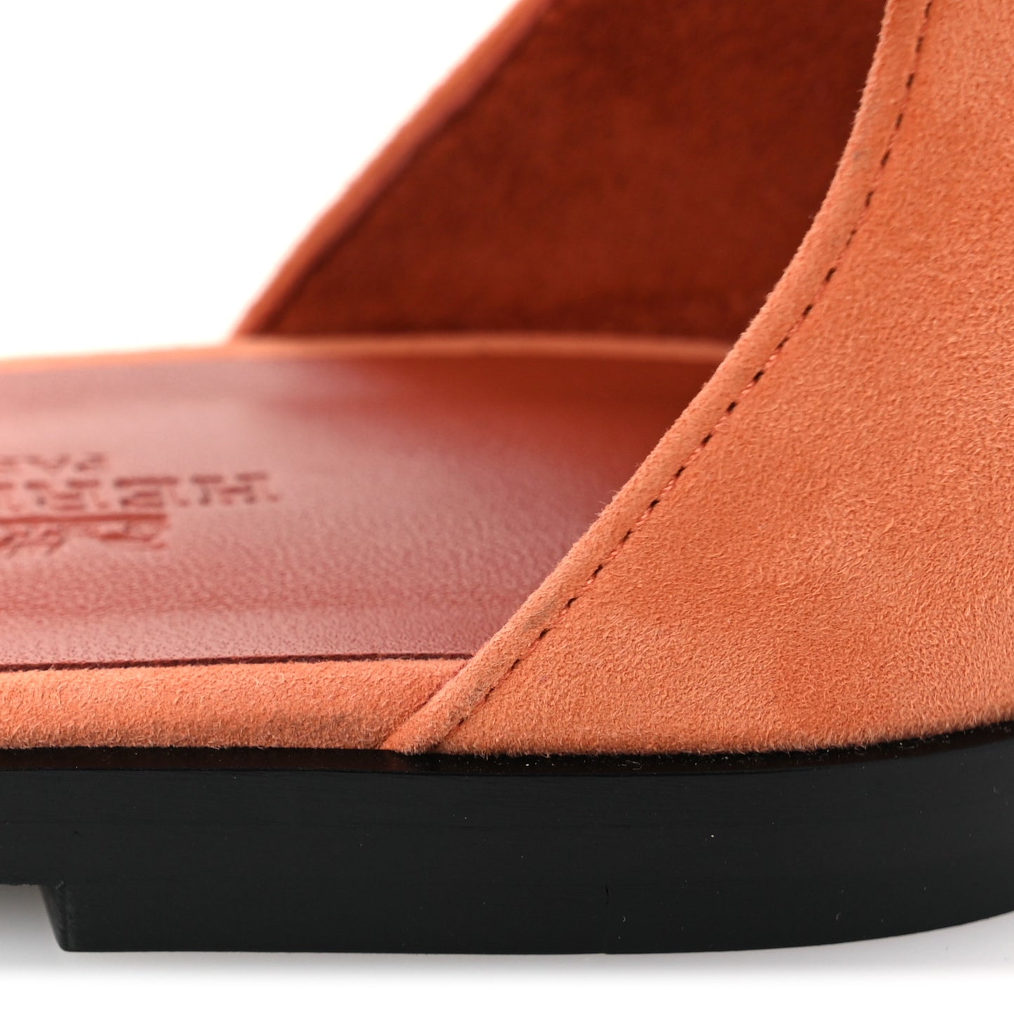 Suede Goatskin Santorini Sandals 38 Bois De Santal