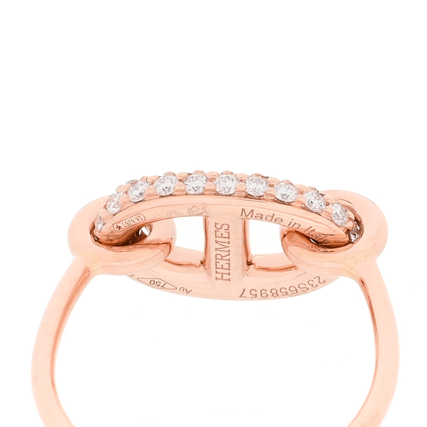 18K Rose Gold Diamond Farandole Ring 52 6