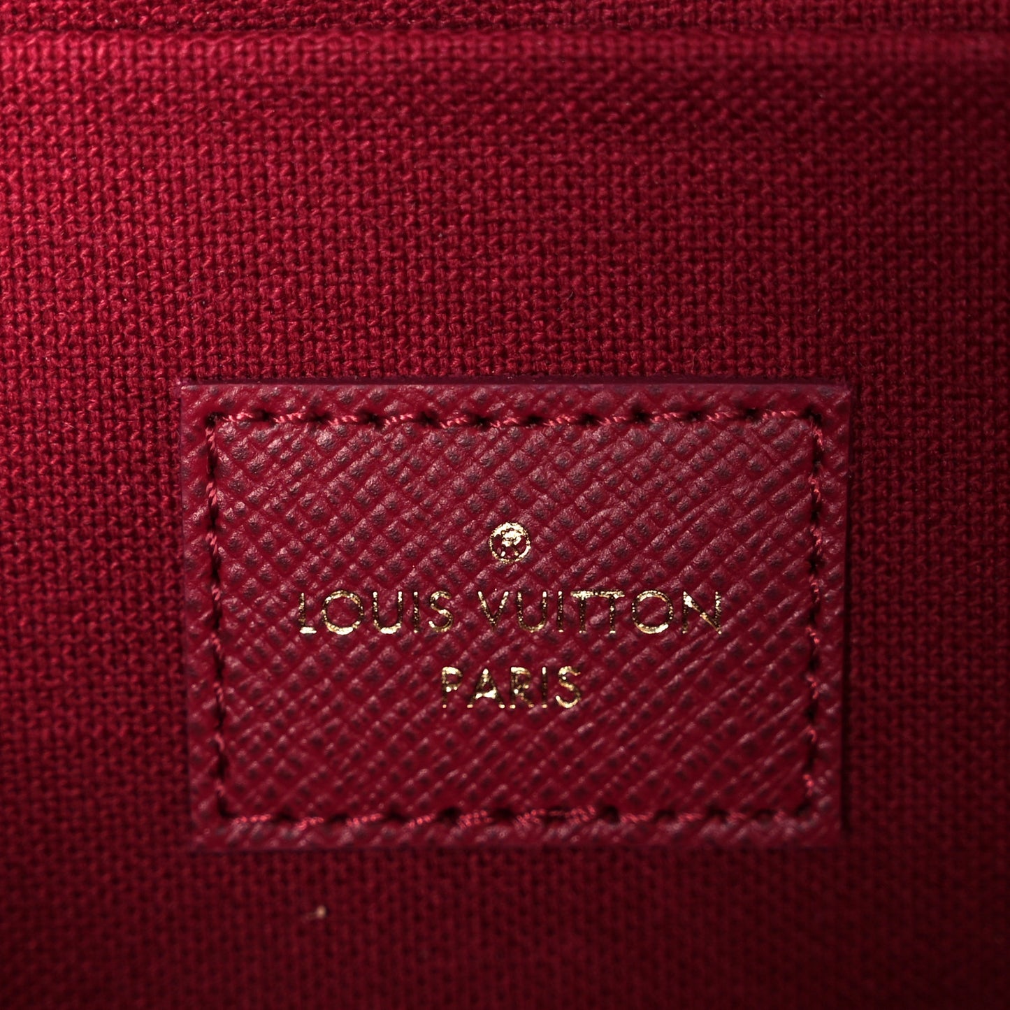 Monogram Pochette Felicie Chain Wallet Fuchsia