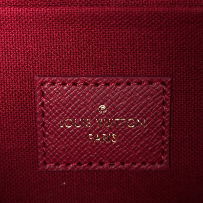 Louis Vuitton Monogram Pochette Felicie Chain Wallet Fuchsia 9 of 16