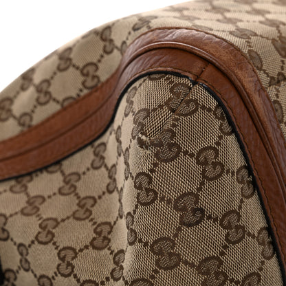 Gucci Monogram Cellarius Calfskin Medium Bella Hobo Beige Ebony Cuir 11 of 36
