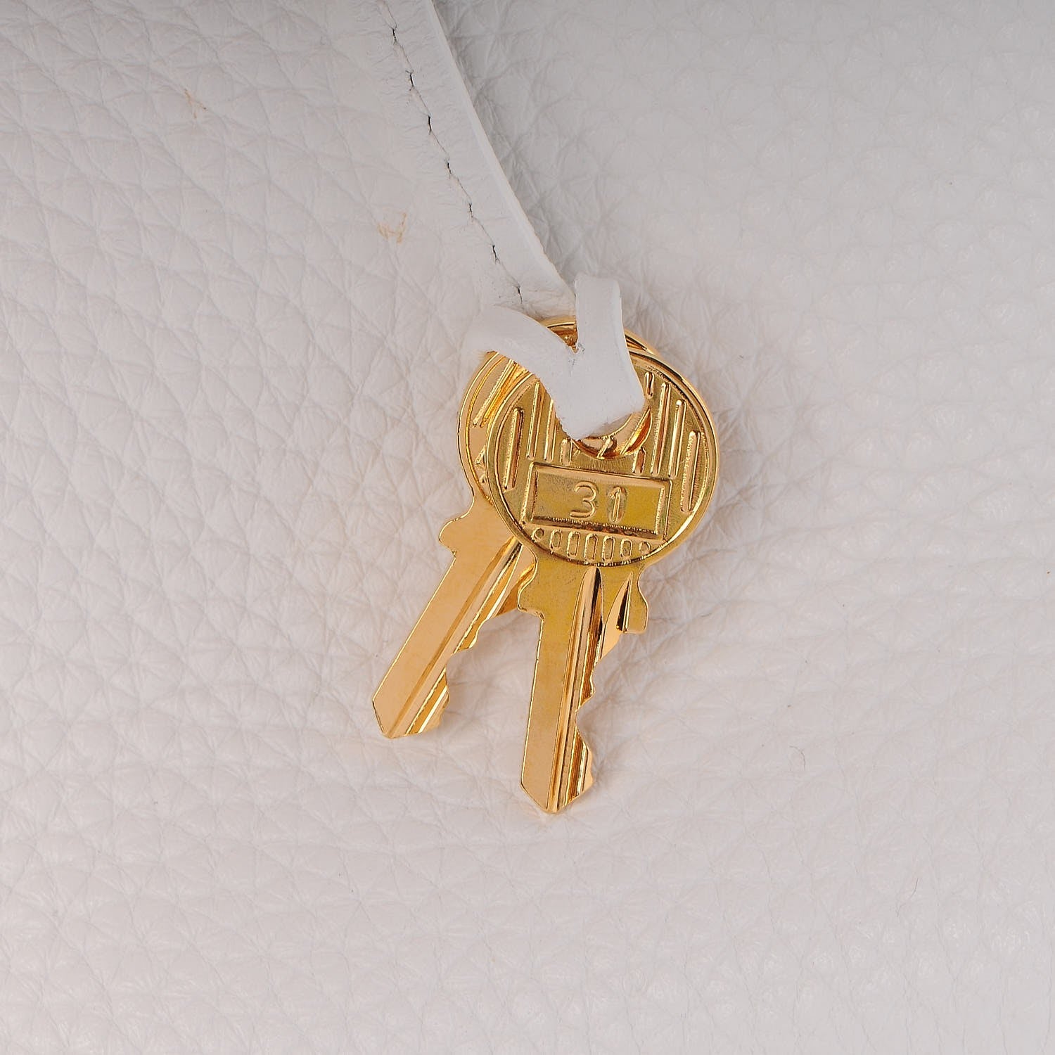 Hermes Taurillon Clemence Birkin 35 White 9 of 34