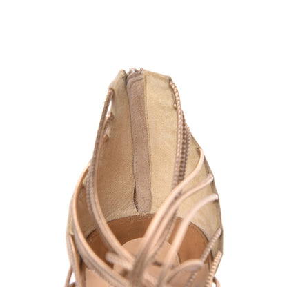 Christian Louboutin Suede Confusalta 150 Sandals 37 Colombe 10 of 17