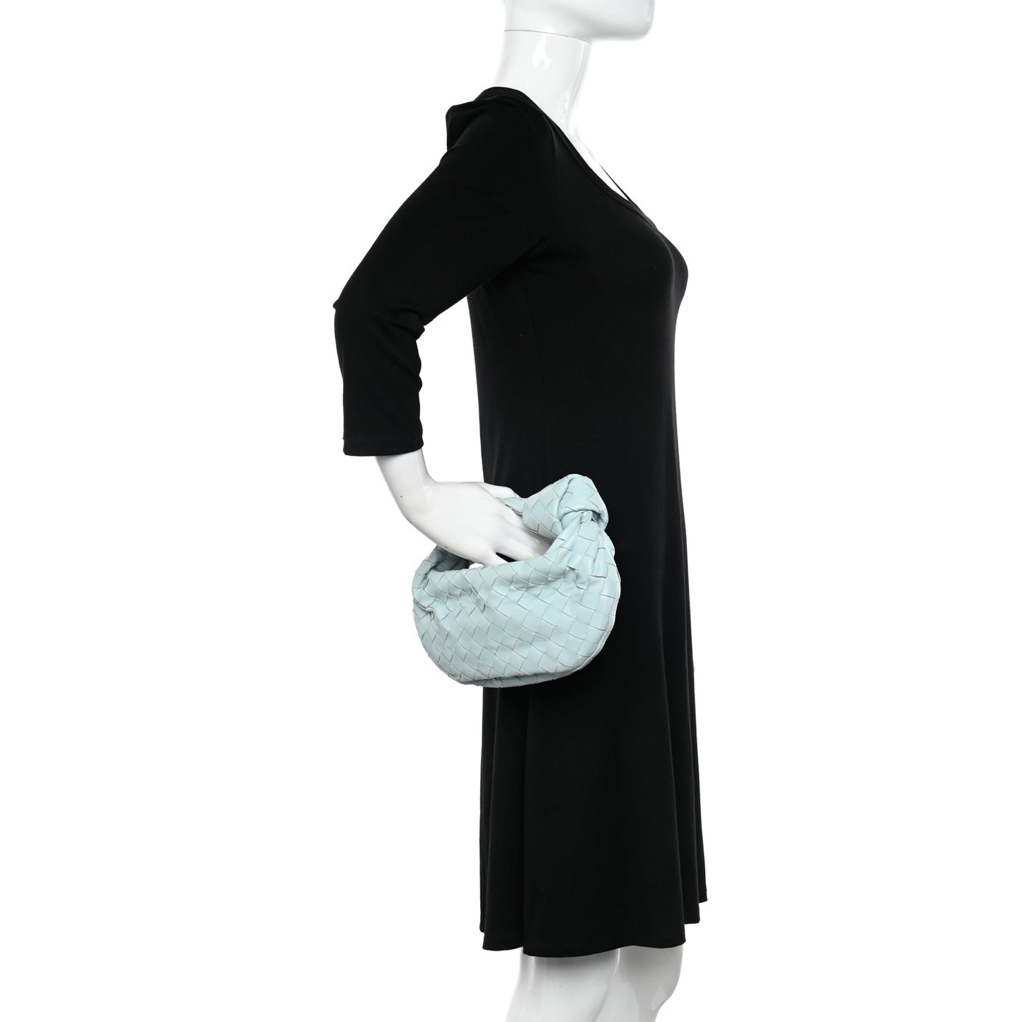 Nappa Intrecciato Mini Jodie Teal Washed