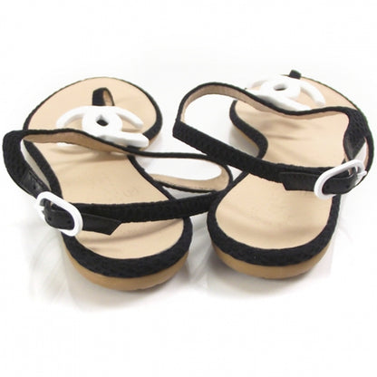 Chanel CC Sandals 36 C 3 of 8