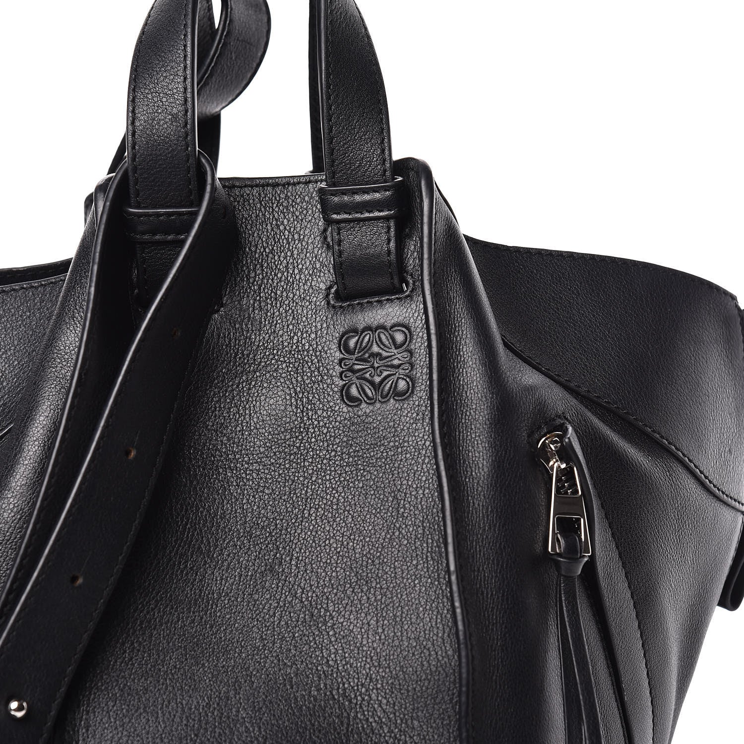 Loewe Calfskin Small Hammock Shoulder Bag Black 8 of 10