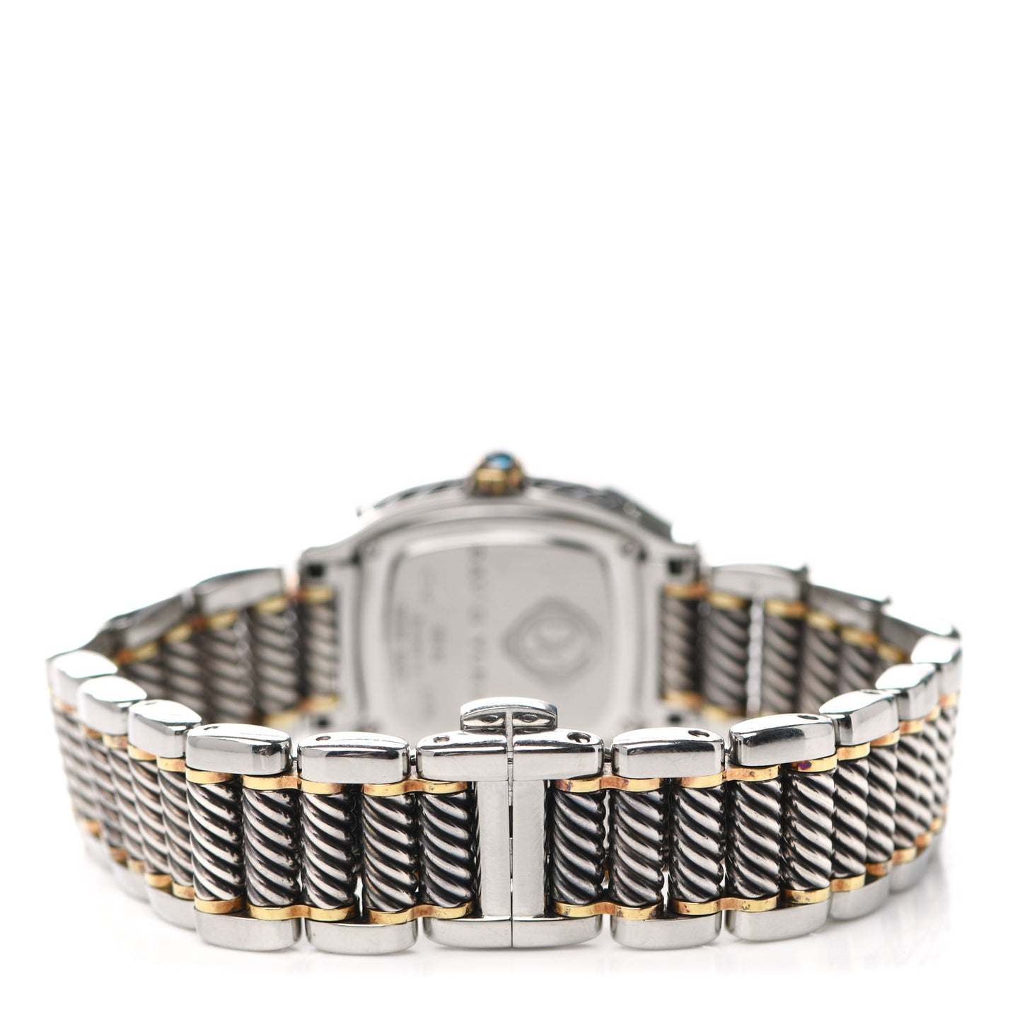 Stainless Steel 18K Yellow Gold Diamond Bezel Mother of Pearl 25mm Thoroughbred Quartz Watch