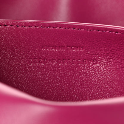 Saint Laurent Smooth Calfskin Suede Medium Reversible Monogram Kate Satchel Rose Rubis 11 of 18
