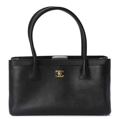 Chanel Calfskin Small Cerf Executive Shopper Tote Black 1 of 12