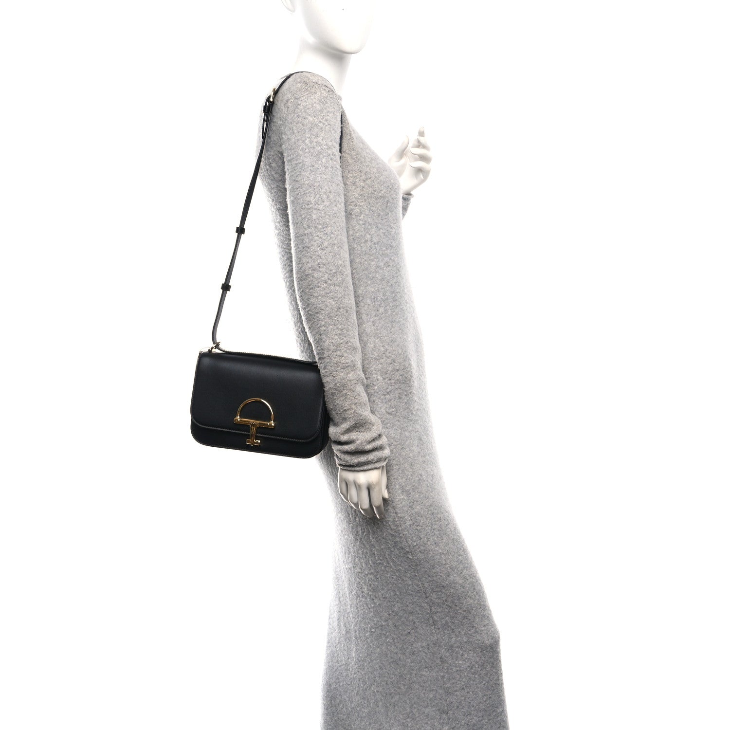 Gucci Calfskin Siena Small Shoulder Bag Black 2 of 10