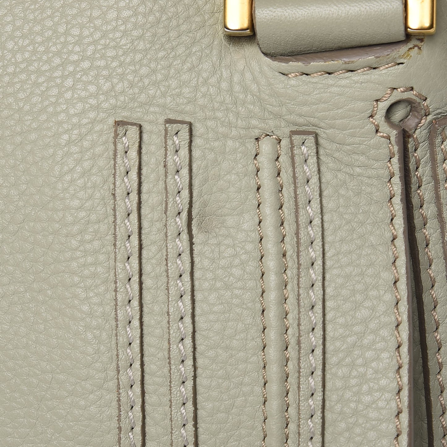 Calfskin Medium Marcie Satchel Baobab Green