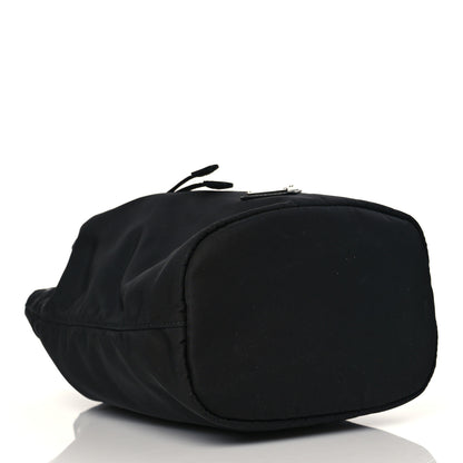 Prada Saffiano Tessuto Nylon Vela Bucket Wristlet Black 4 of 10