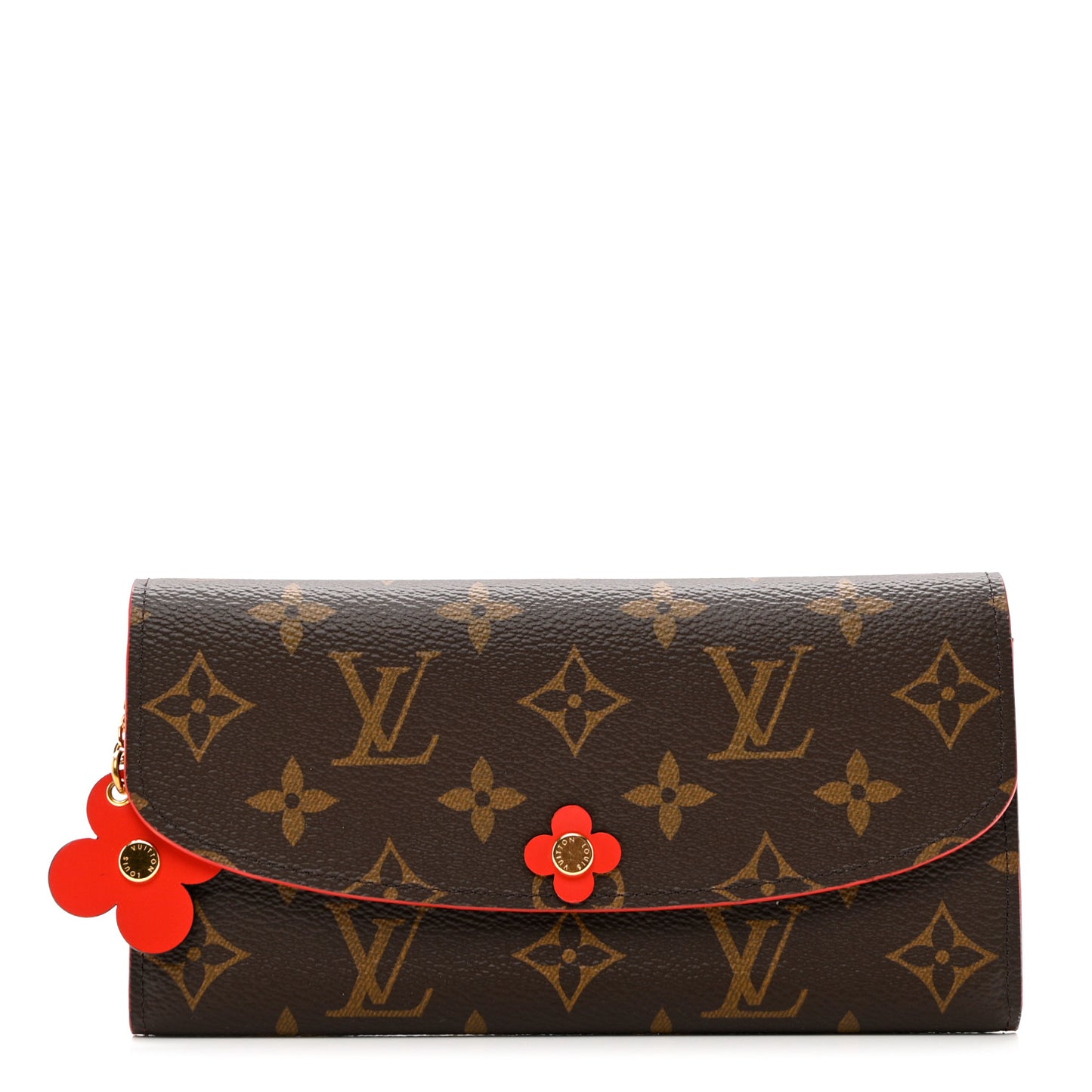 Monogram Bloom Flower Emilie Wallet Rouge